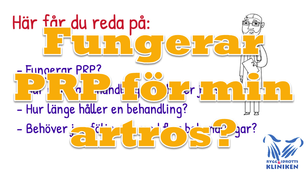 Fungerar PRP för artros?